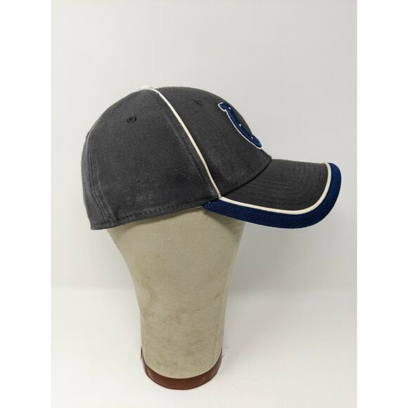 New Era 39Thirty Size Medium-Large Hat Cap Grey & Blue NFL Colts Football - Picture 8 of 11